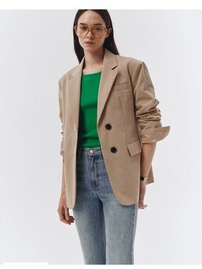 Dunst Essential 2 Button Cotton Blazer